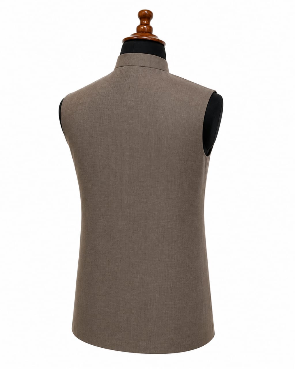 Grey Check Pattern Waistcoat for Men