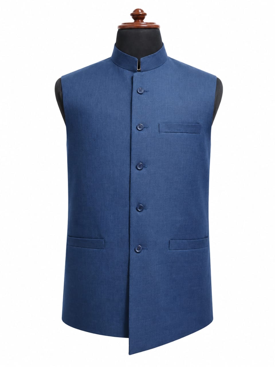 Classic Blue Waistcoat for Men