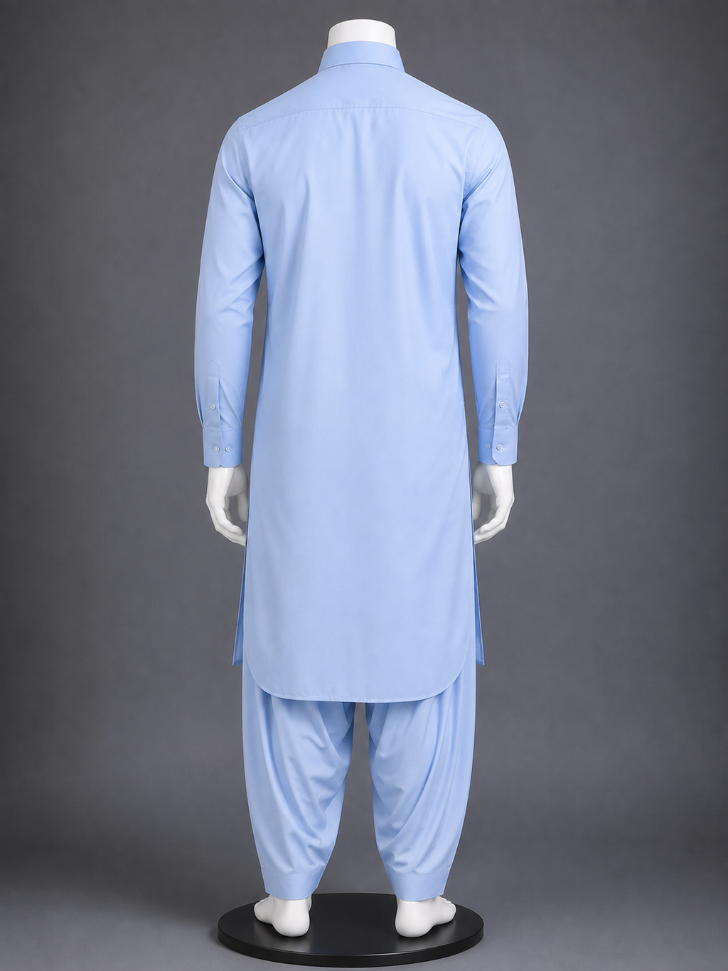 Light Blue 100% Cotton Shalwar Kameez