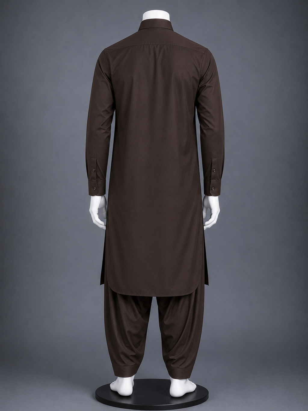 Dark Brown 100% Cotton Shalwar Kameez