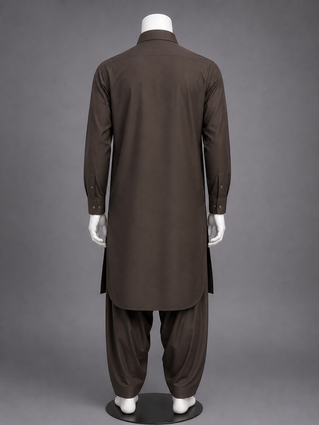 Dark Brown Classic Shalwar Kameez