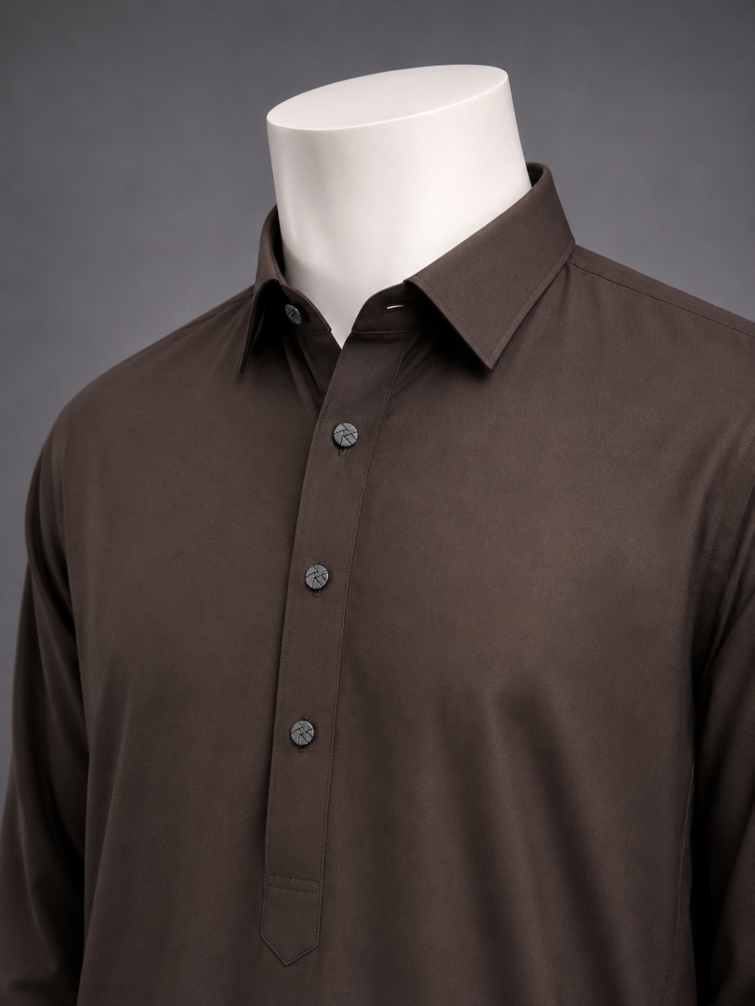 Dark Brown Classic Shalwar Kameez