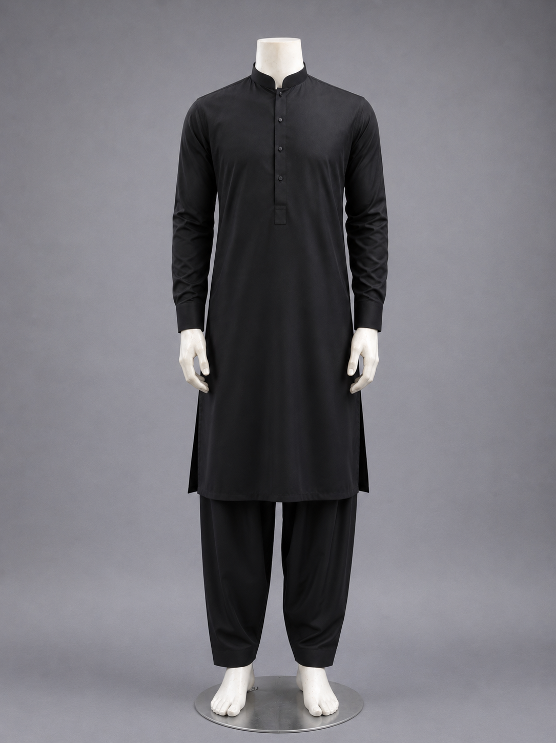Black Band Collar Kurta Shalwar