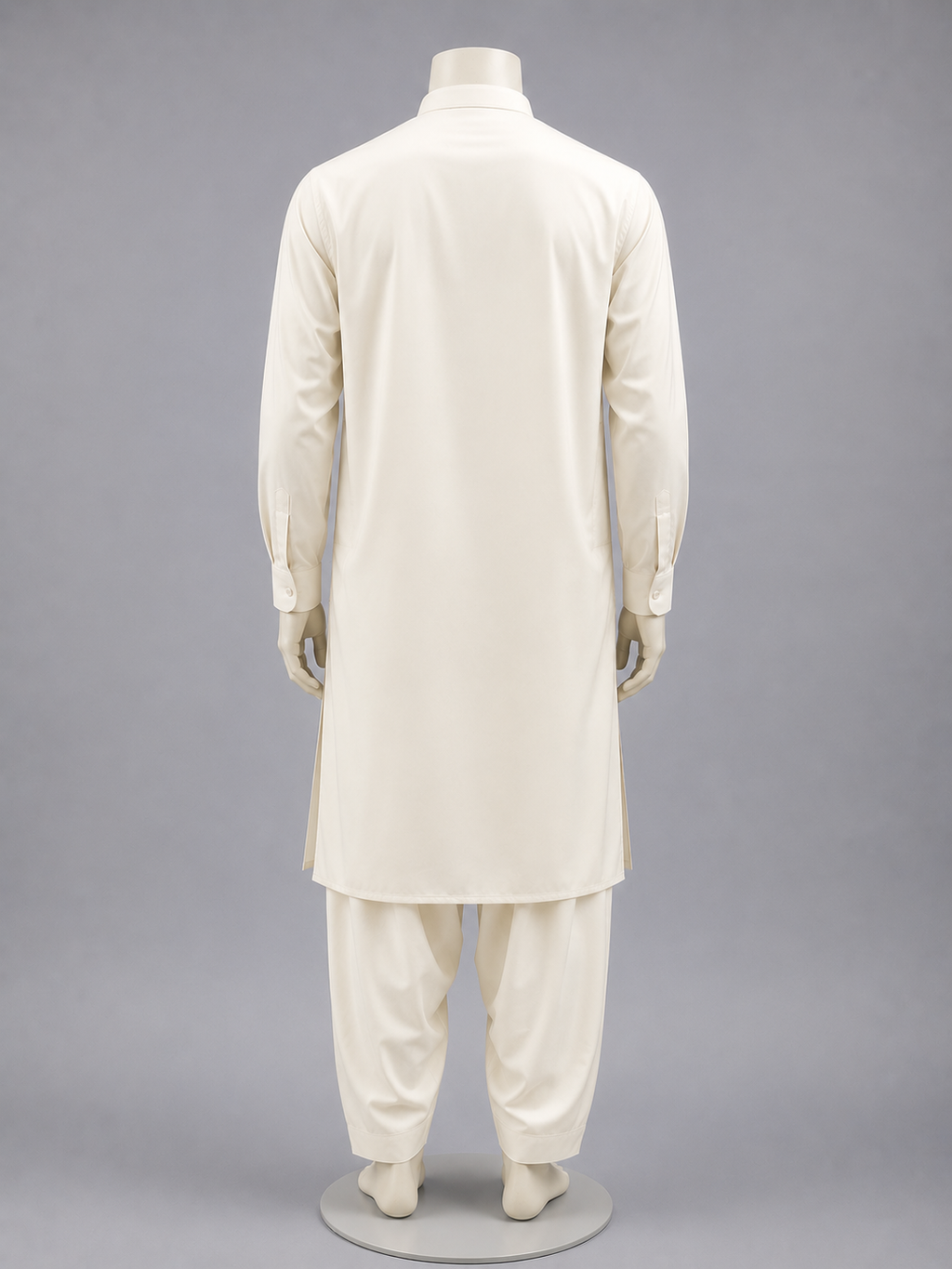 Off White Classic Kurta Shalwar