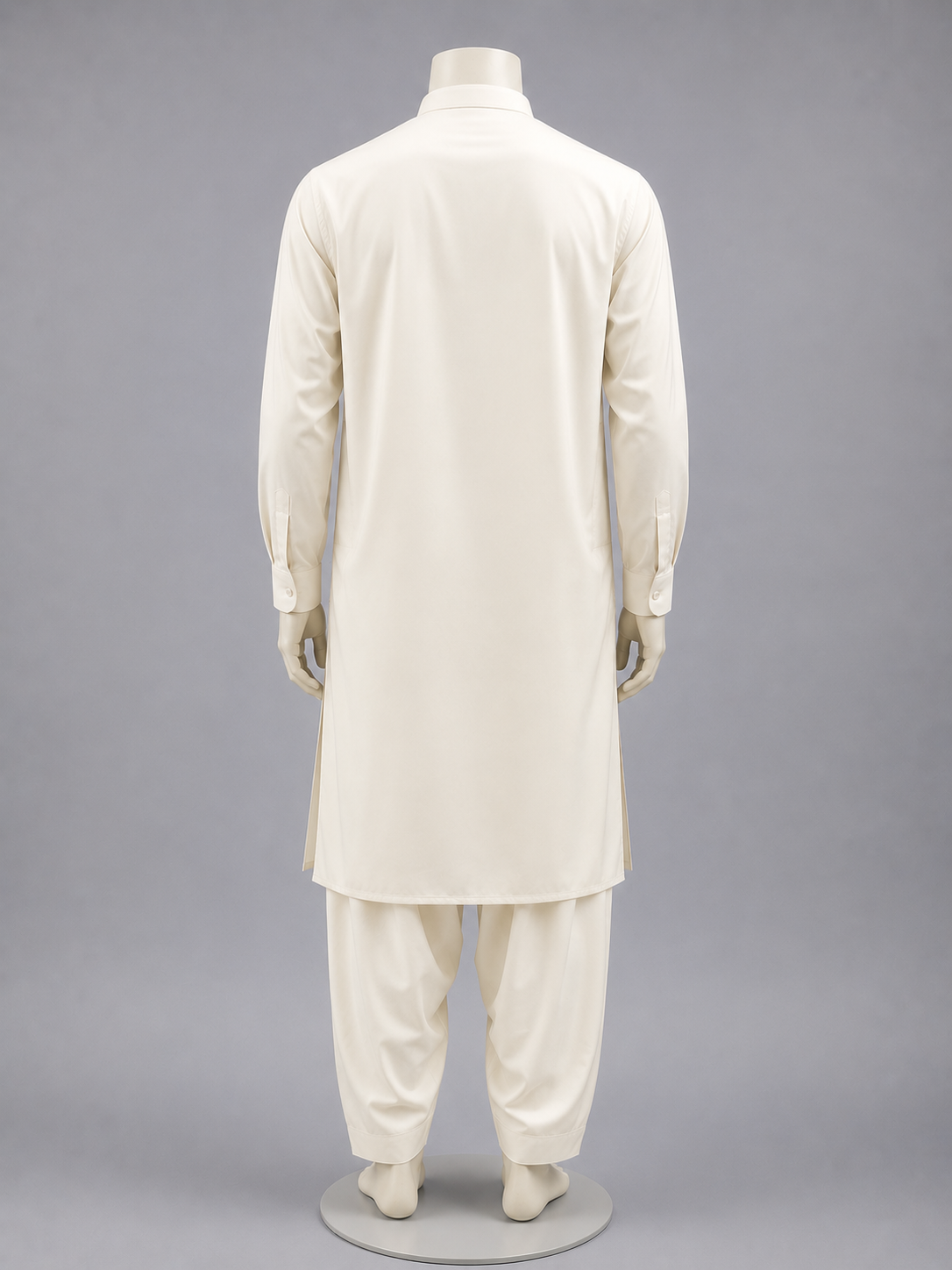Off White Classic Kurta Shalwar