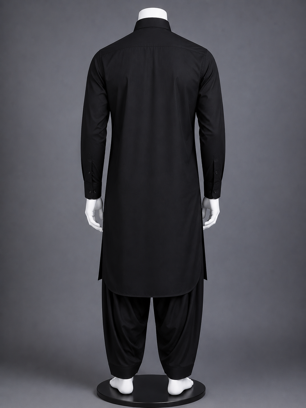 Black 100% Cotton Shalwar Kameez