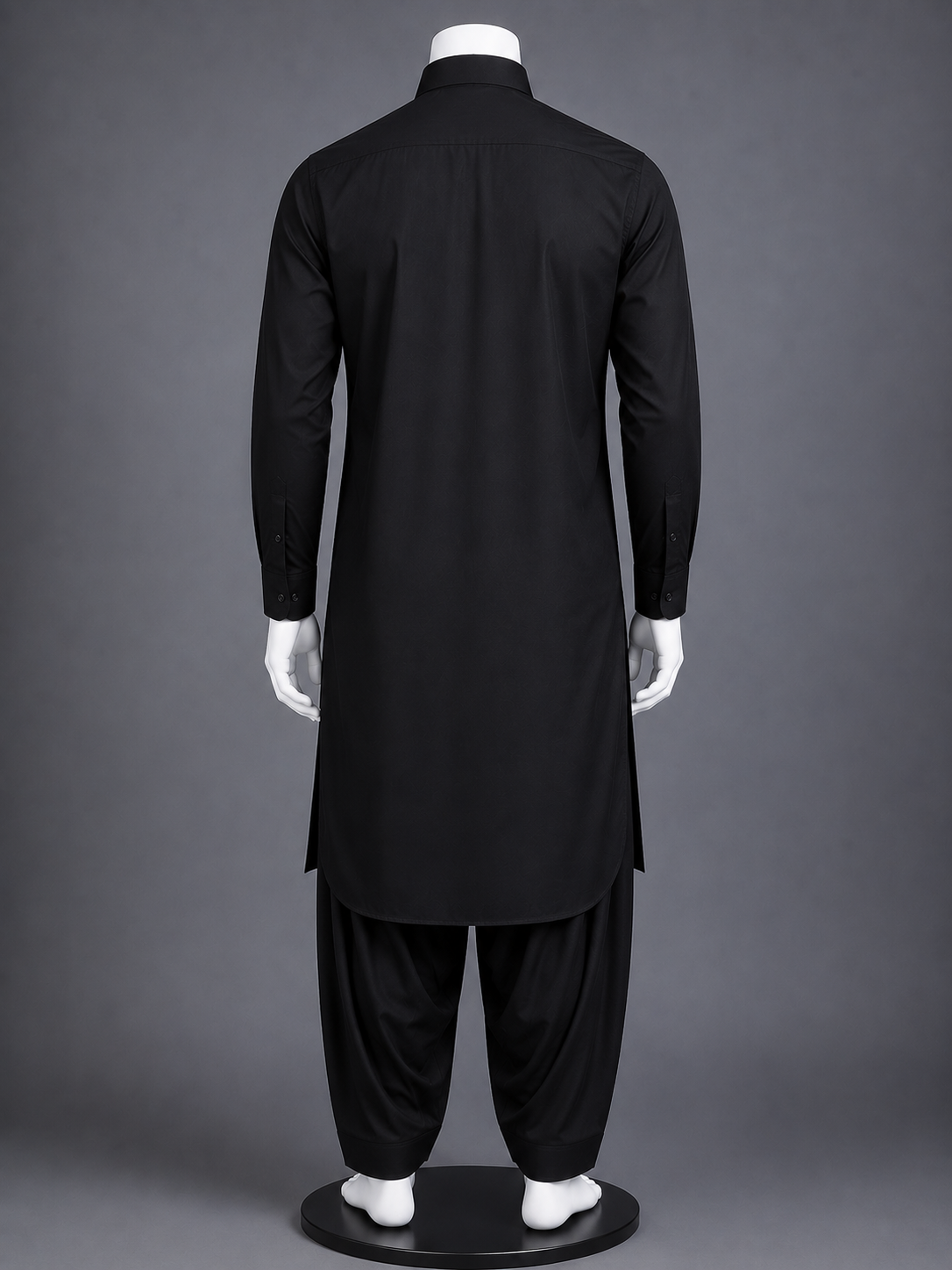Black 100% Cotton Shalwar Kameez