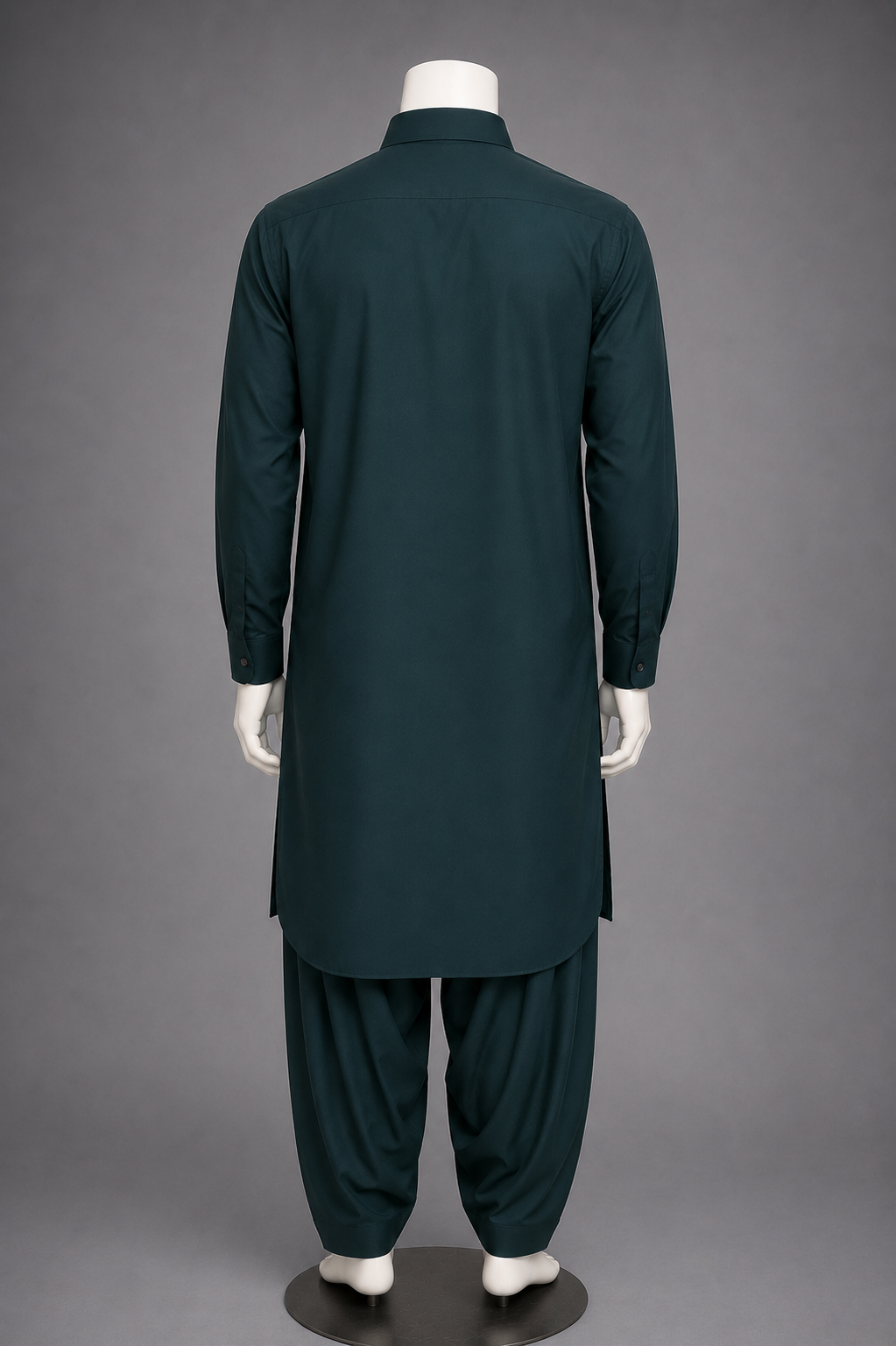 Deep Teal Classic Shalwar Kameez