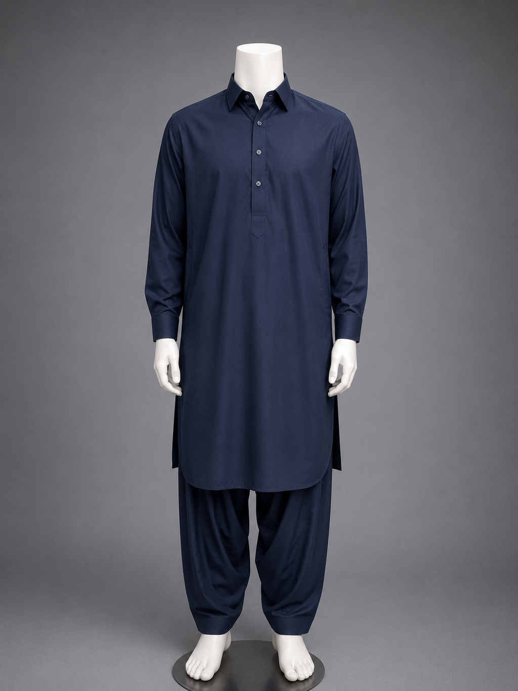 Navy Blue Classic Shalwar Kameez