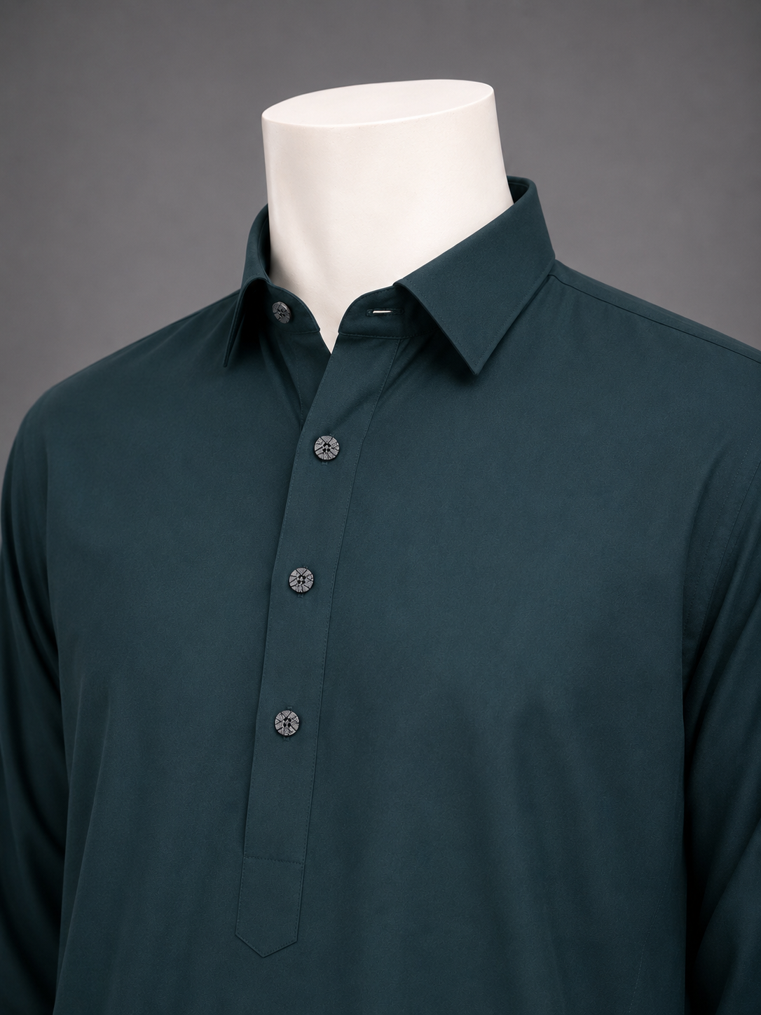 Deep Teal Classic Shalwar Kameez
